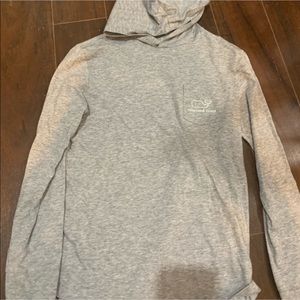 Vineyard Vines Boys grey hoody medium